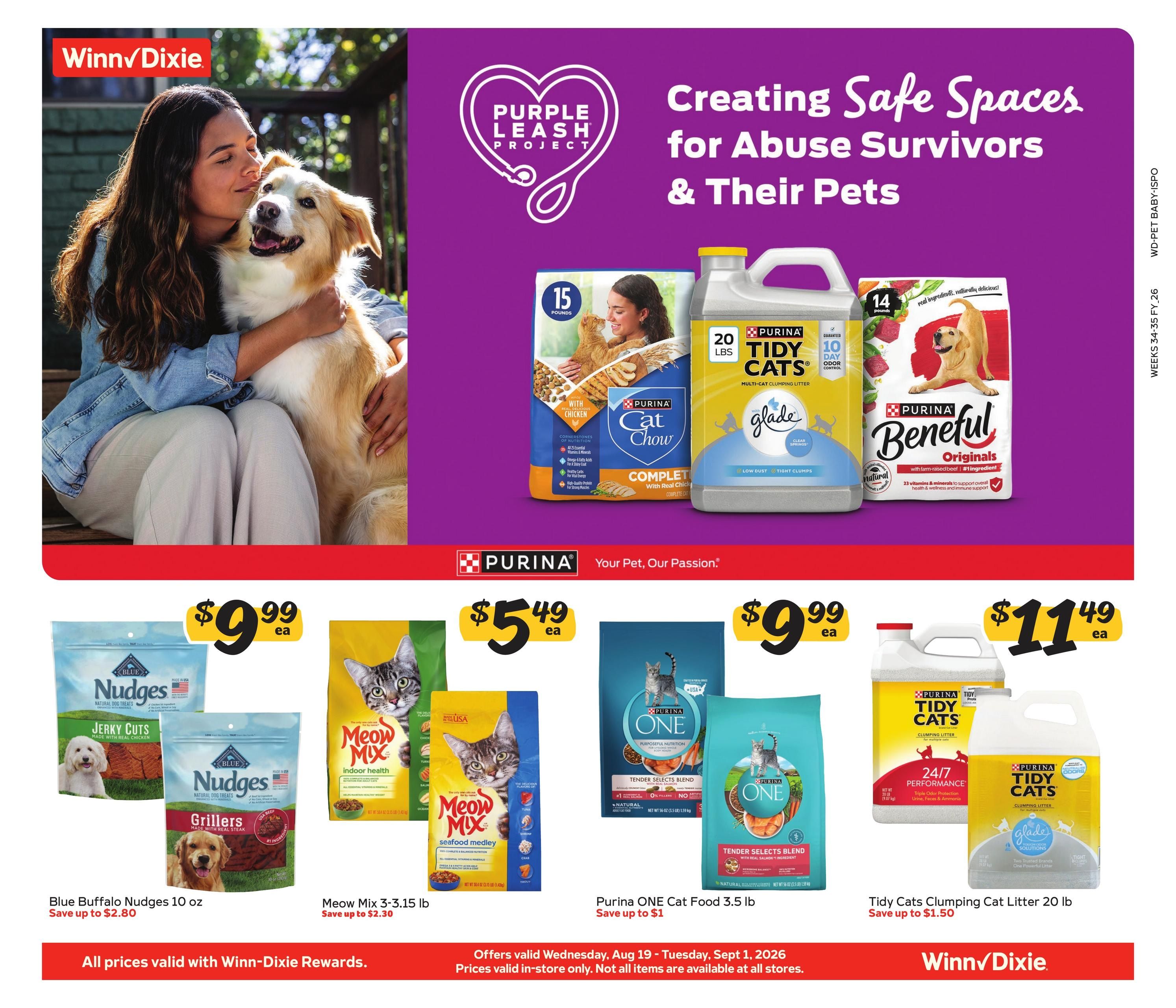 Winn-Dixie In-Store Weekly Ad August 19 - September 1, 2026