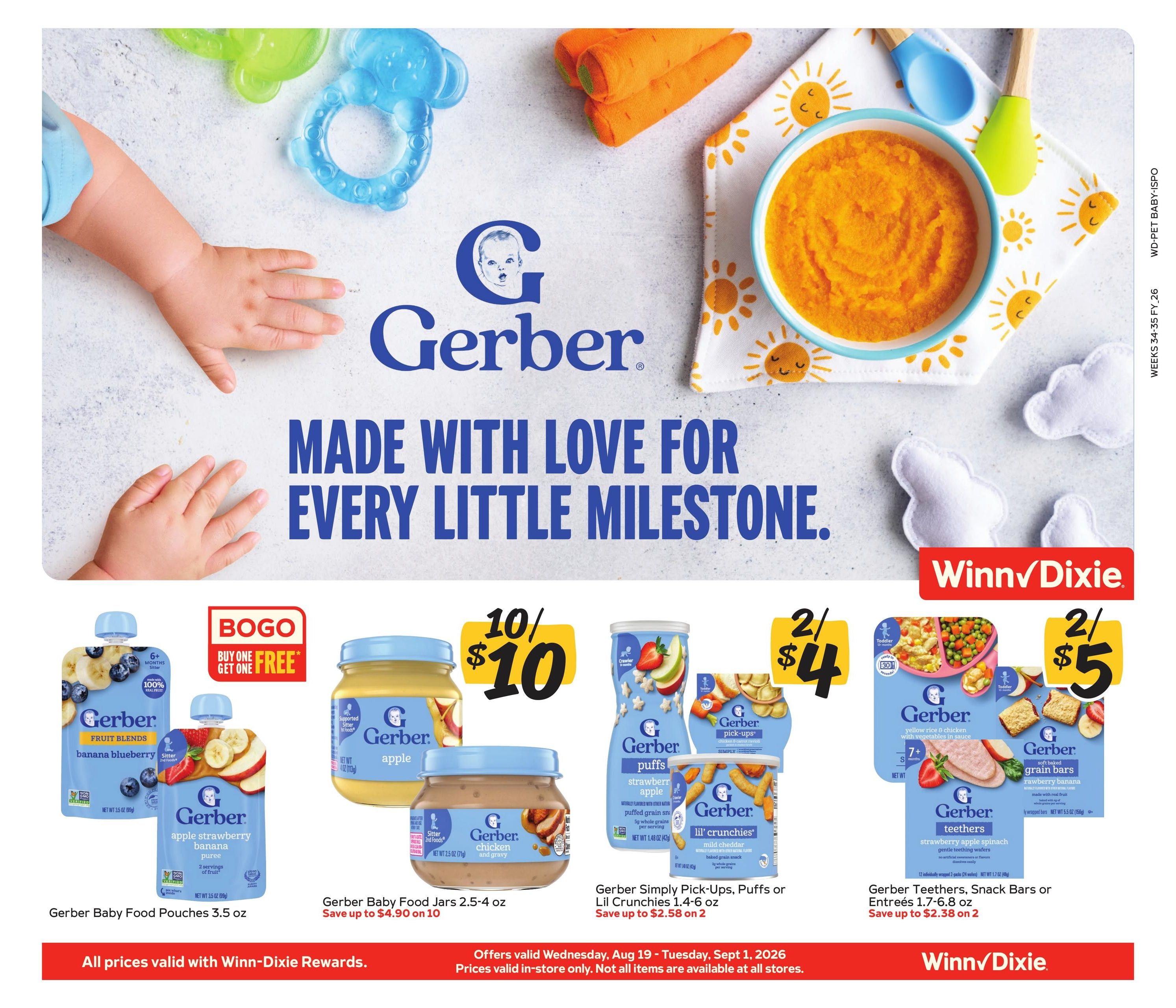 Winn-Dixie In-Store Weekly Ad August 19 - September 1, 2026
