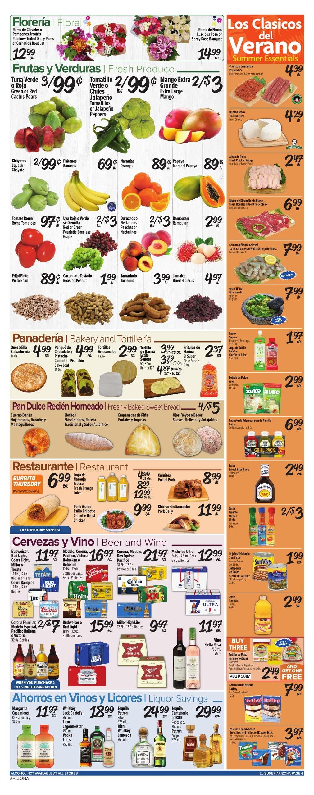 El Super (AZ) Weekly Ad August 19 - 25, 2026