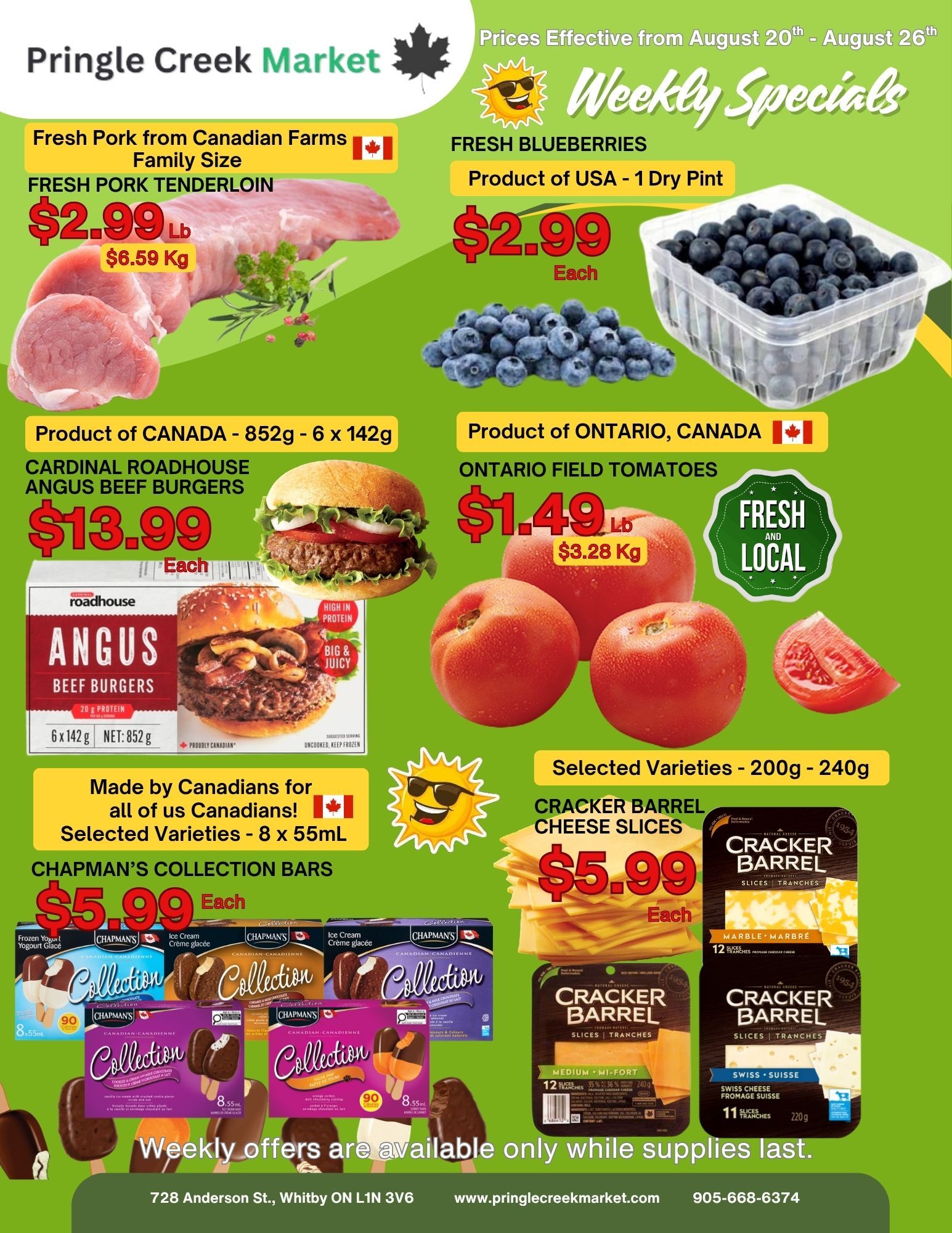 Pringle Creek Market Flyer August 20 to 26