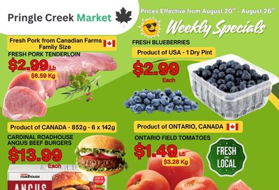 Pringle Creek Market Flyer August 20 to 26