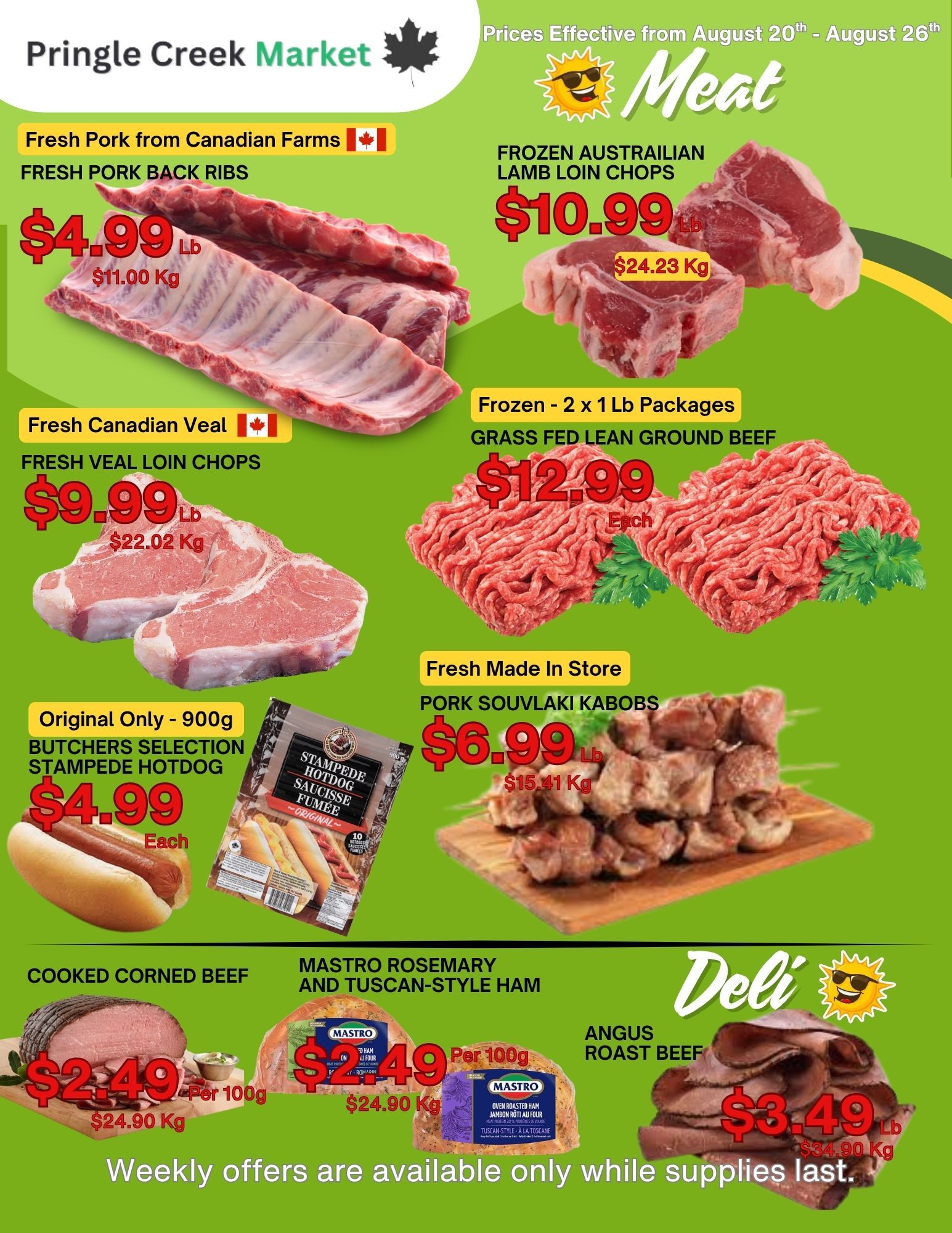 Pringle Creek Market Flyer August 20 to 26