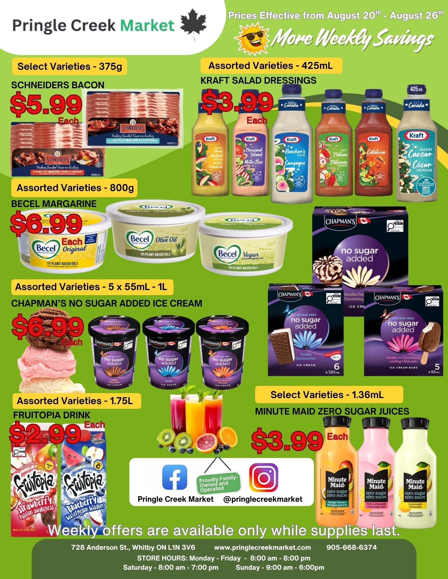 Pringle Creek Market Flyer August 20 to 26
