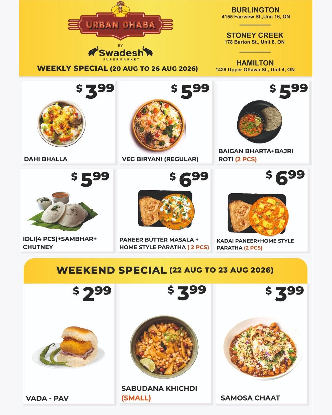 Swadesh Supermarket Flyer August 20 to 26