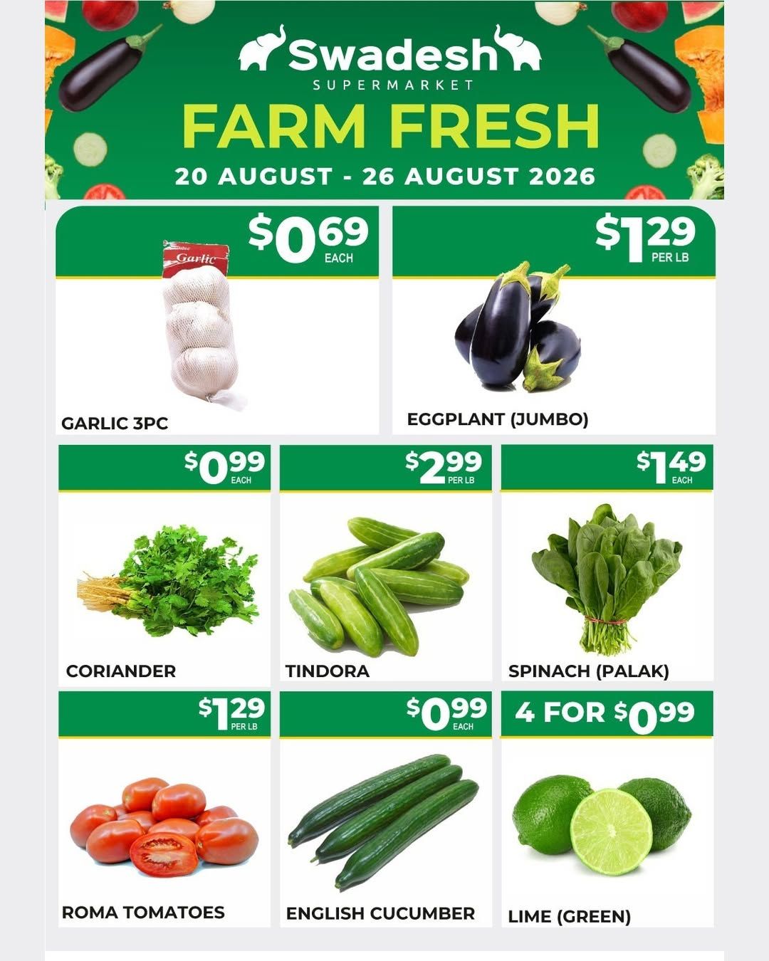 Swadesh Supermarket Flyer August 20 to 26