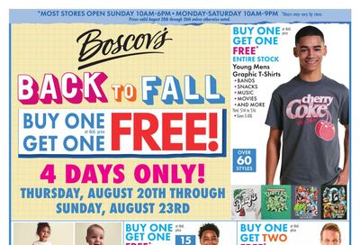 Boscov's (Bethany Beach Area, DE) Boscov’s Weekly Weekly Ad August 20 - 26, 2026