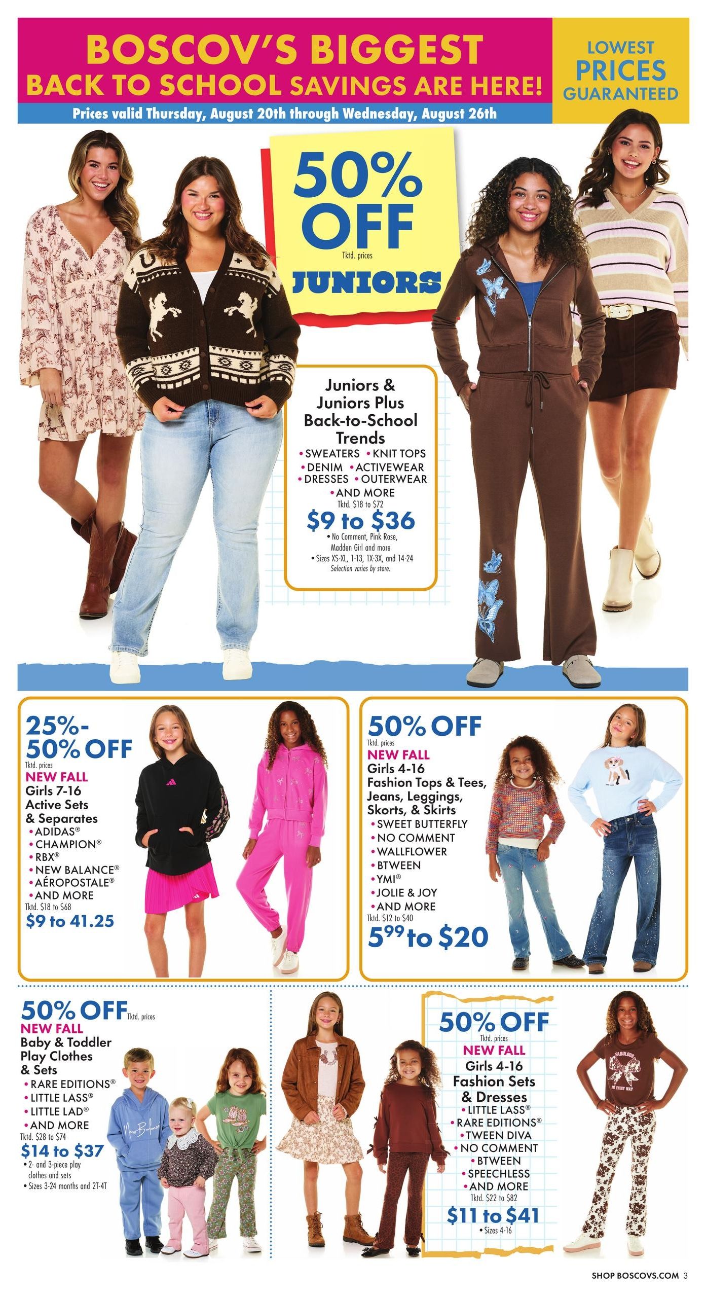 Boscov's (Camden Wyoming Area, DE) Boscov’s Weekly Weekly Ad August 20 - 26, 2026