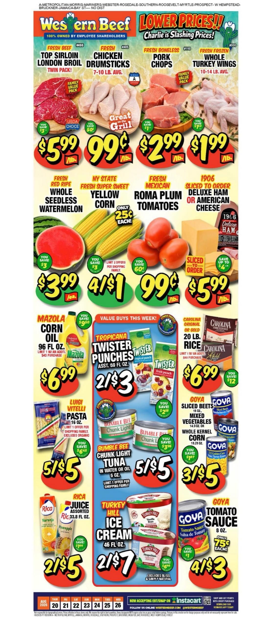 Western Beef Weekly Ad August 20 - 26, 2026
