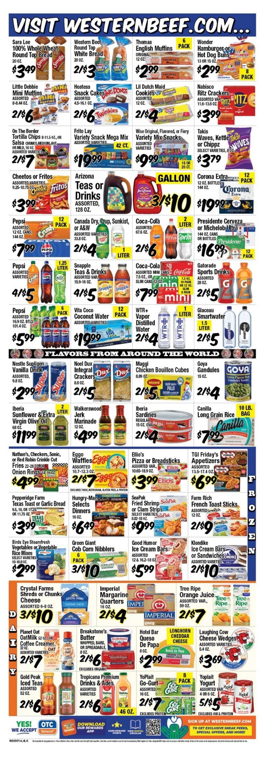 Western Beef Weekly Ad August 20 - 26, 2026