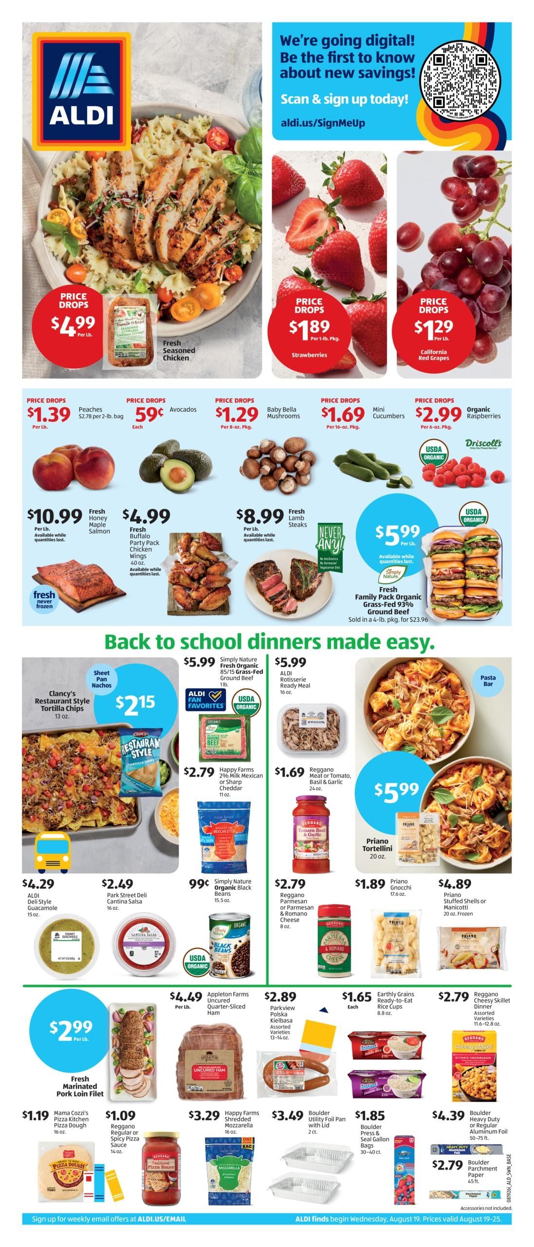 ALDI (CT, MA, NY, VT) Weekly Ad August 19 - 25, 2026