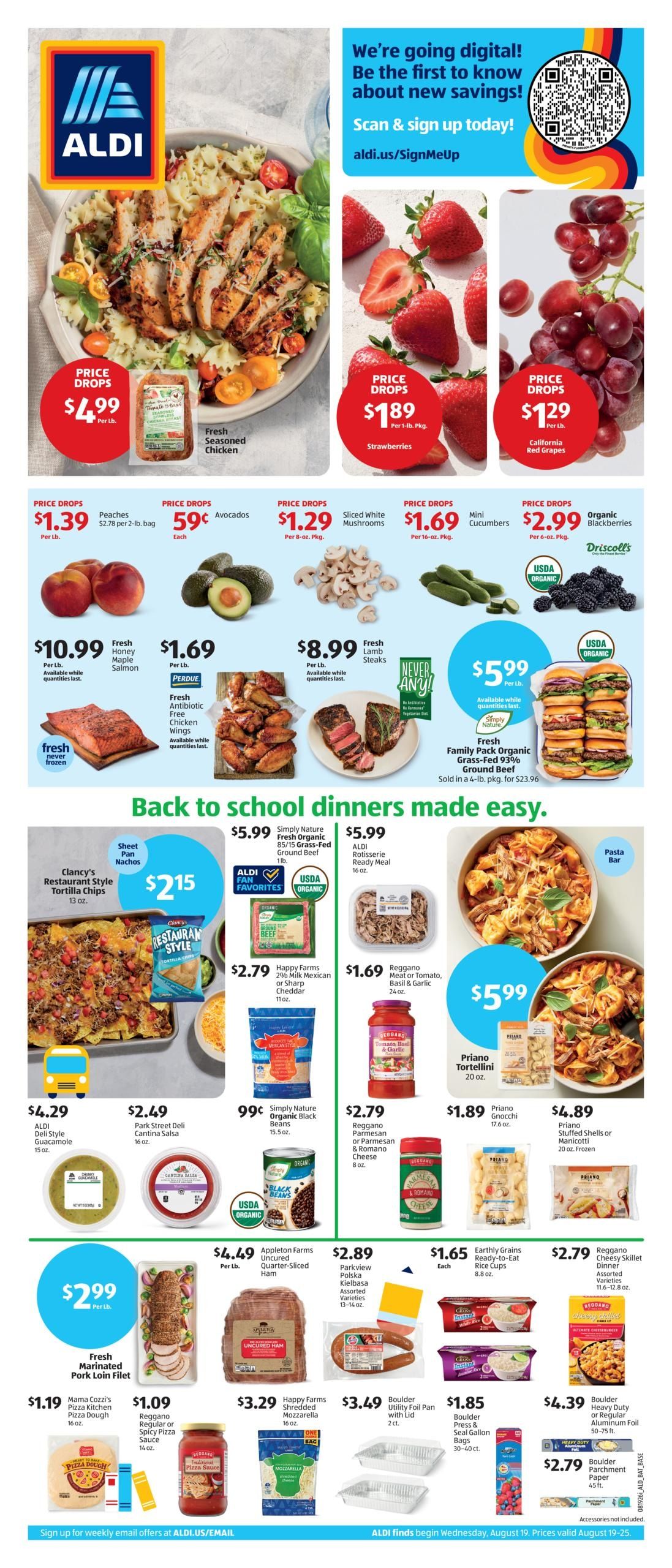 ALDI (Chicago–Glen Ellyn Area, IL) Weekly Ad August 19 - 25, 2026