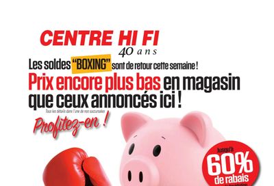 Centre Hi-Fi Flyer August 21 to 27