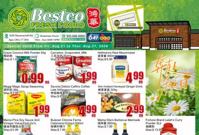BestCo Food Mart (Ajax) Flyer August 21 to 27