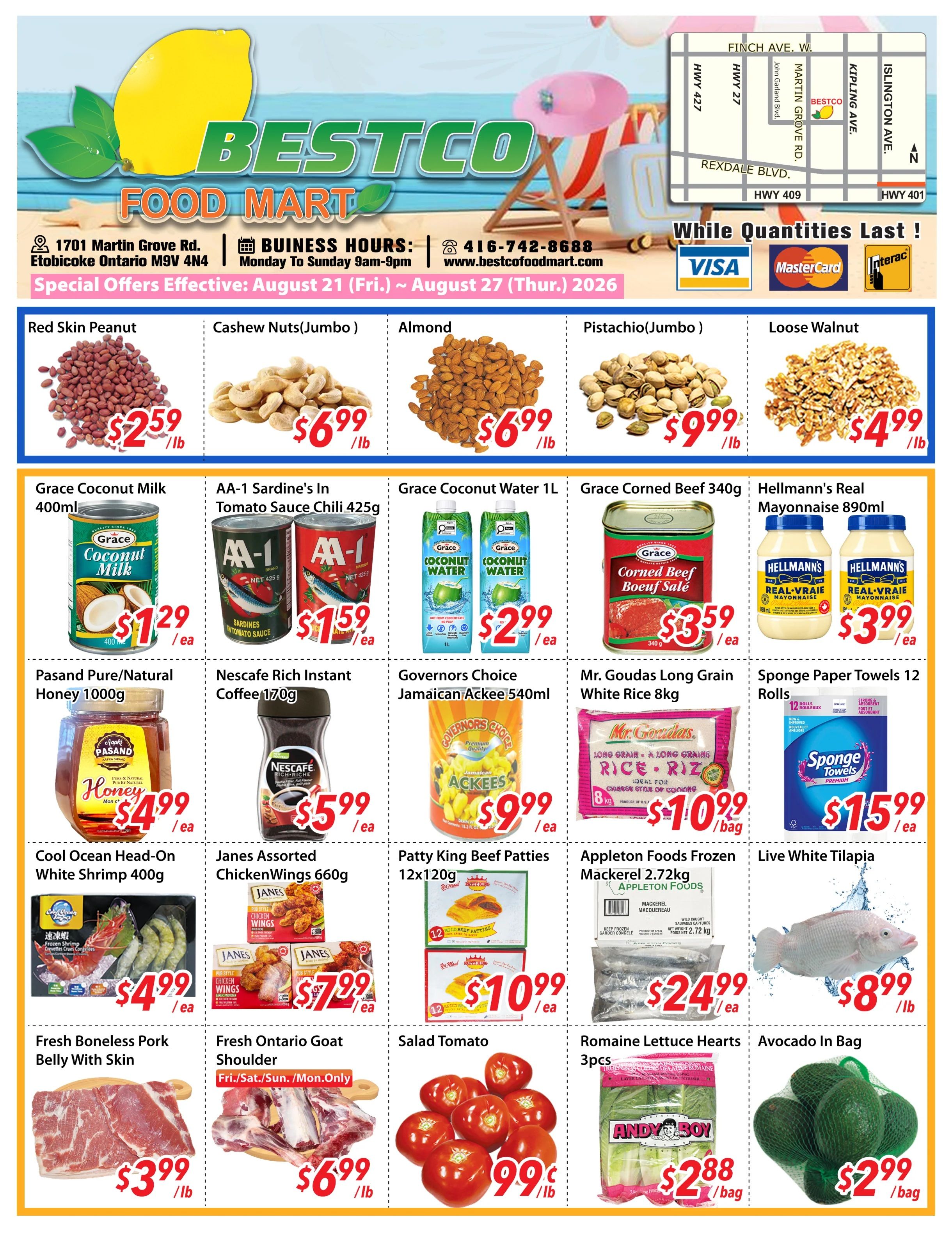 BestCo Food Mart (Etobicoke) Flyer August 21 to 27