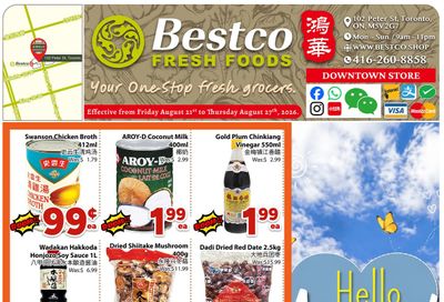 BestCo Food Mart (Downtown Toronto) Flyer August 21 to 27