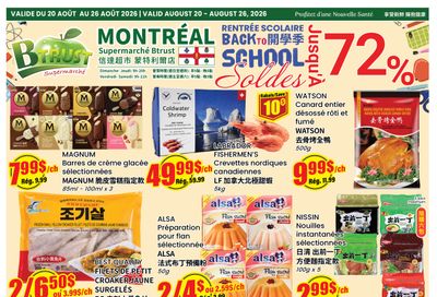 Btrust Supermarket (Montreal) Flyer August 20 to 26