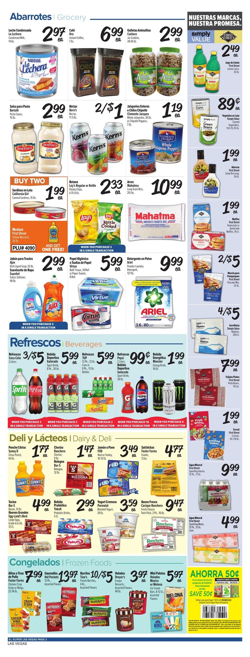 El Super (Henderson–Las Vegas Area, NV) Weekly Ad August 19 - 25, 2026