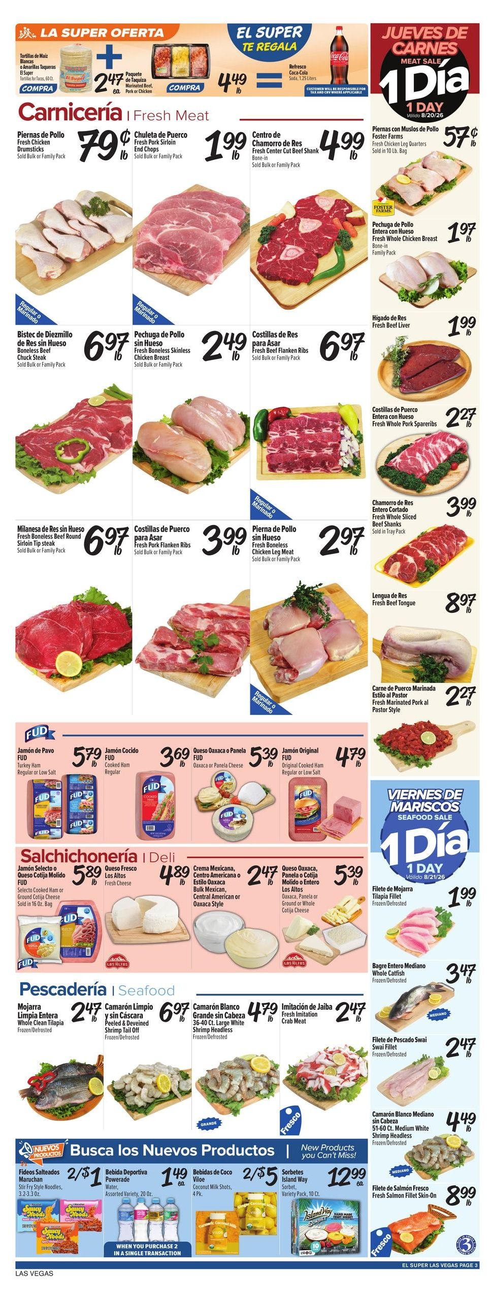 El Super (Henderson–Las Vegas Area, NV) Weekly Ad August 19 - 25, 2026