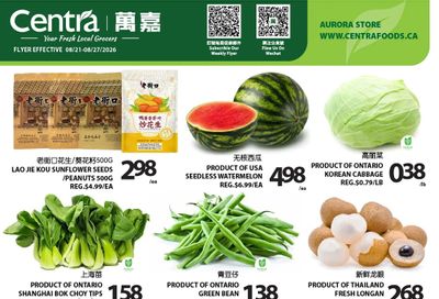 Centra Foods (Aurora) Flyer August 21 to 27