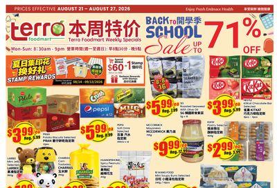 Terra Foodmart Flyer August 21 to 27