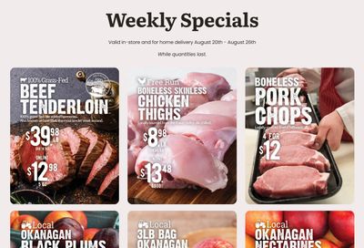 Meridian Farm Market Flyer August 20 to 26