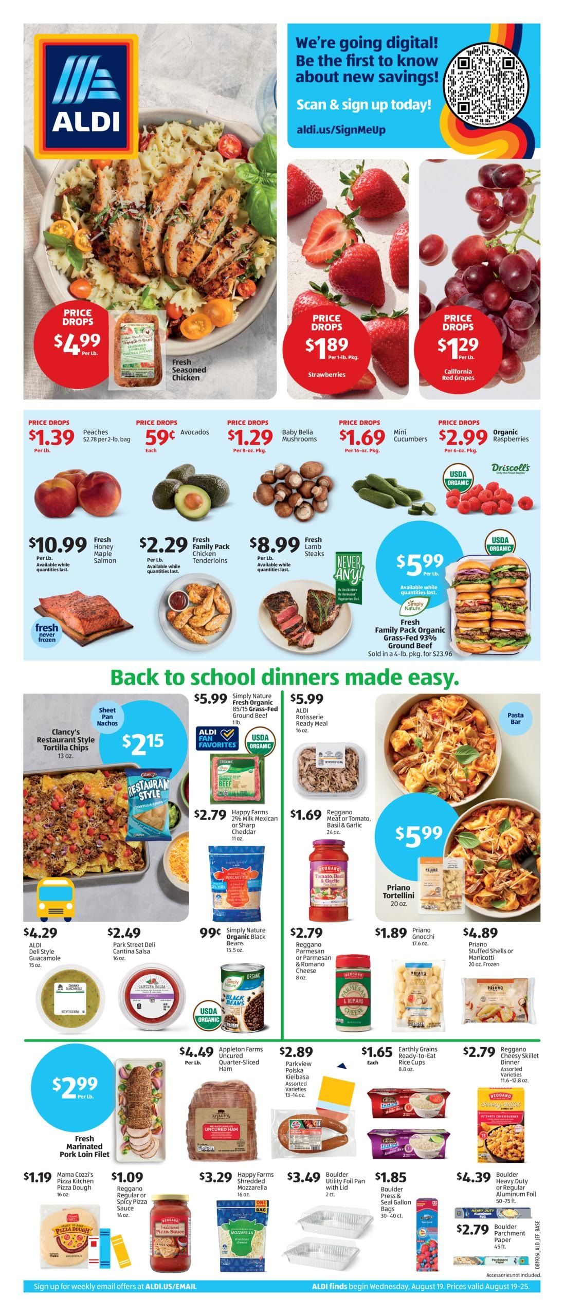 ALDI (AL, GA, NC, SC) Weekly Ad August 19 - 25, 2026