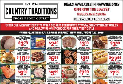 Country Traditions Flyer August 20 to 27