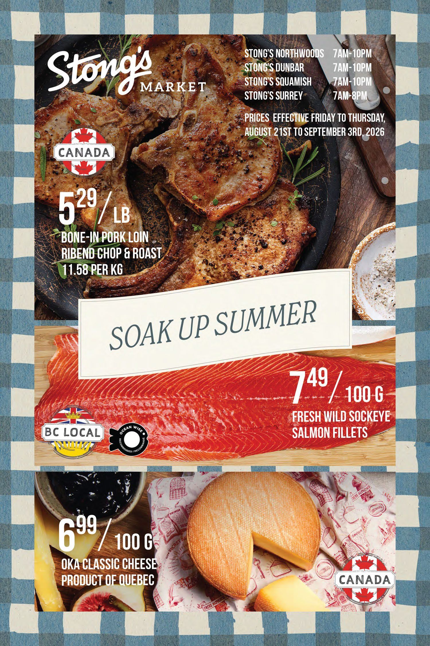 Stong's Market Flyer August 21 to September 3