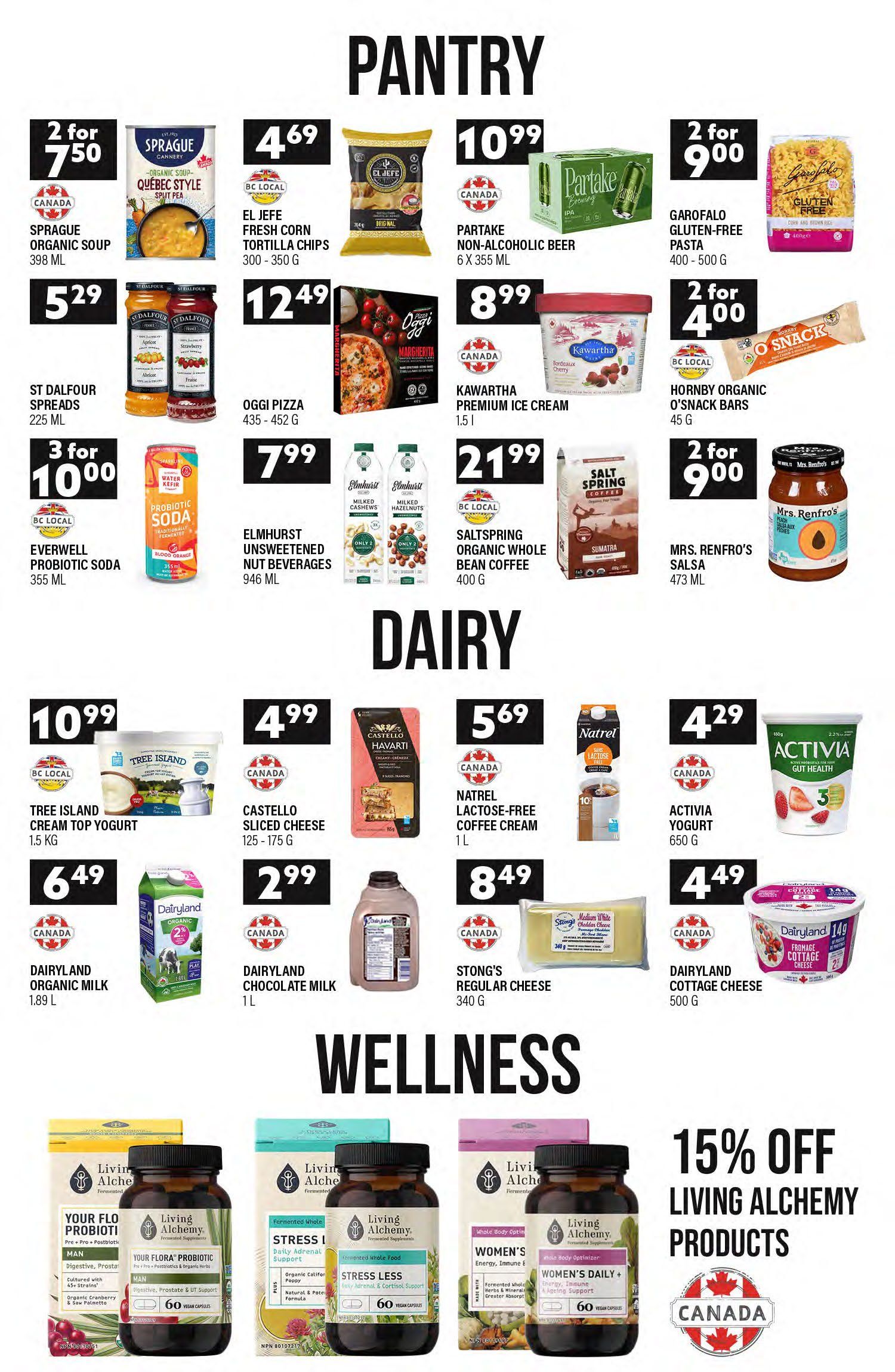 Stong's Market Flyer August 21 to September 3