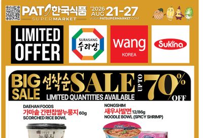 PAT Mart Flyer August 21 to 27