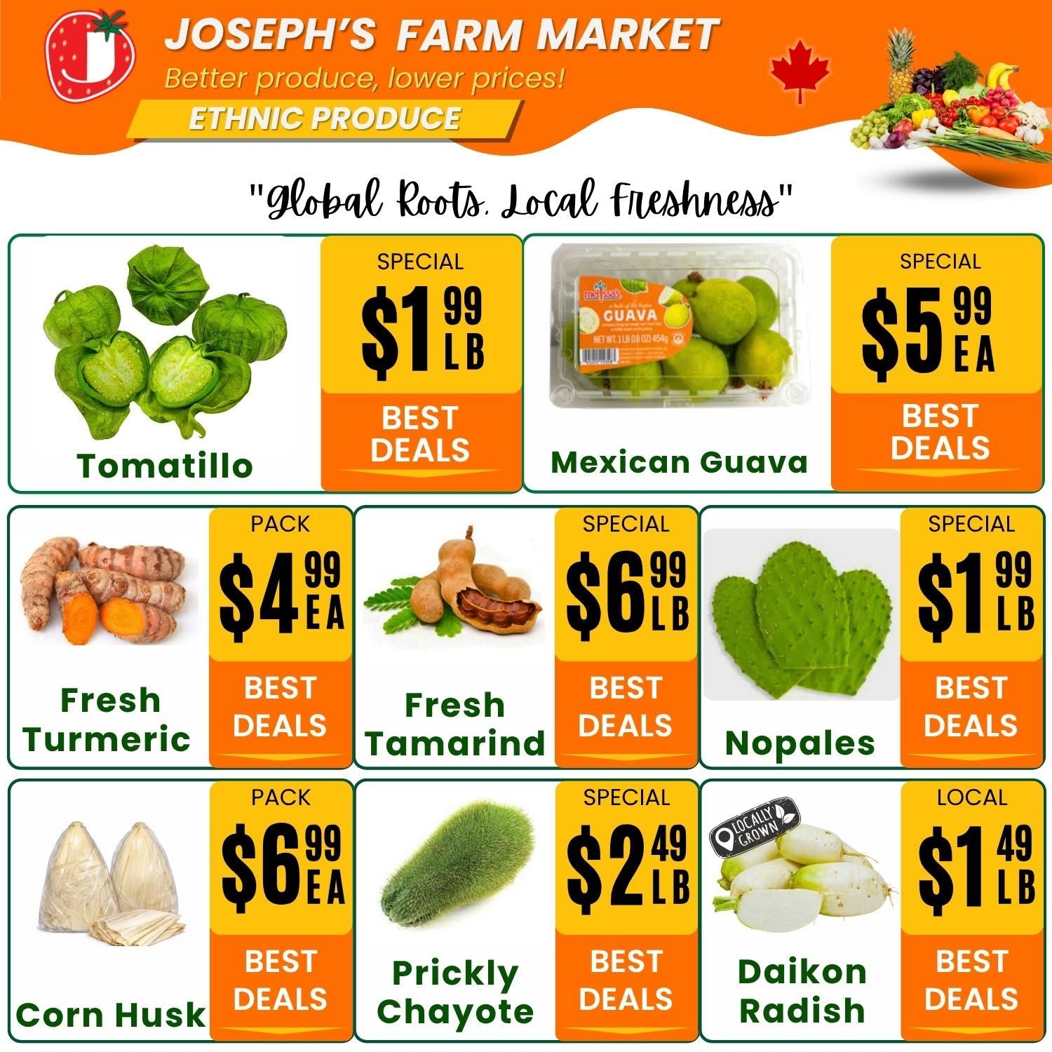 Joseph's Farm Market Flyer August 21 to 26