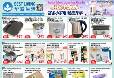 Best Living Flyer August 21 to September 3