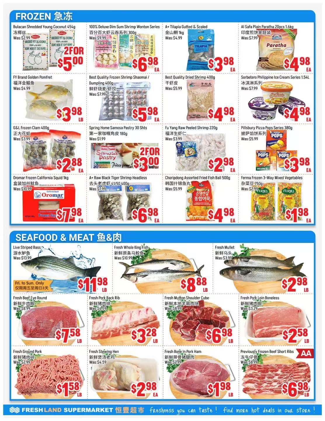 FreshLand Supermarket Flyer August 21 to 27