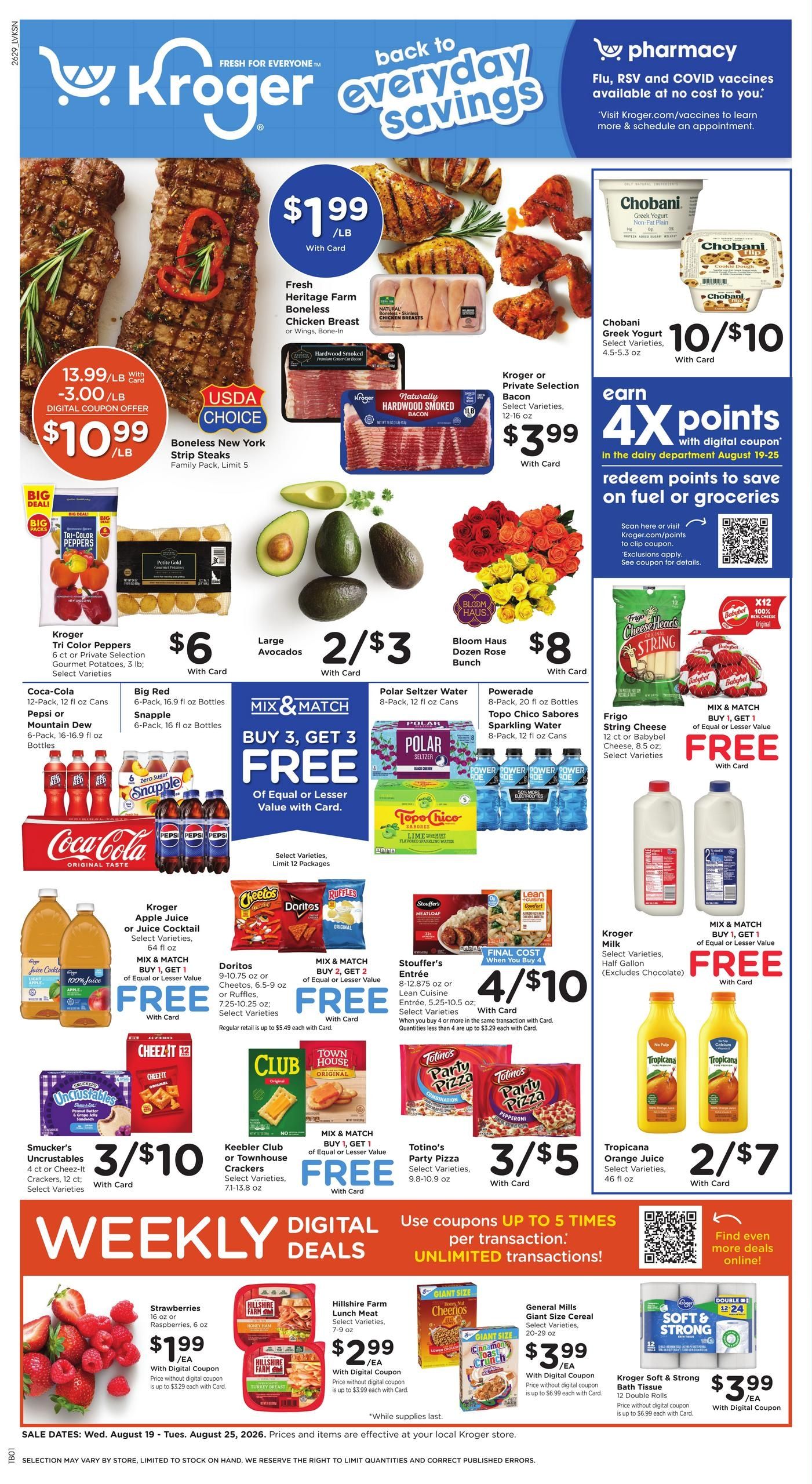 Kroger (Campton Area, KY) Weekly Ad August 19 - 25, 2026