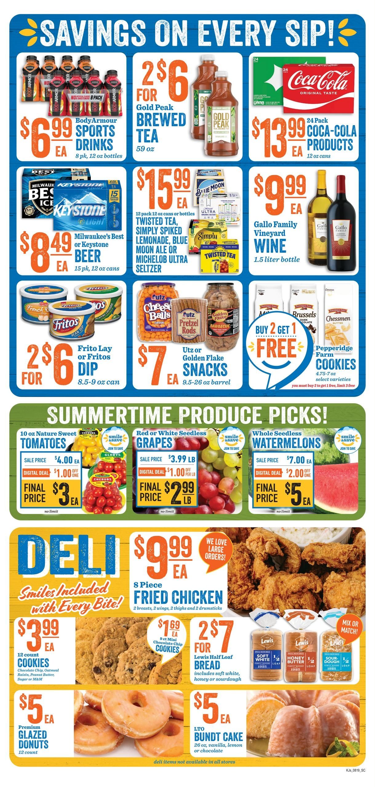 Kj’s Market Weekly Ad August 19 - 25, 2026