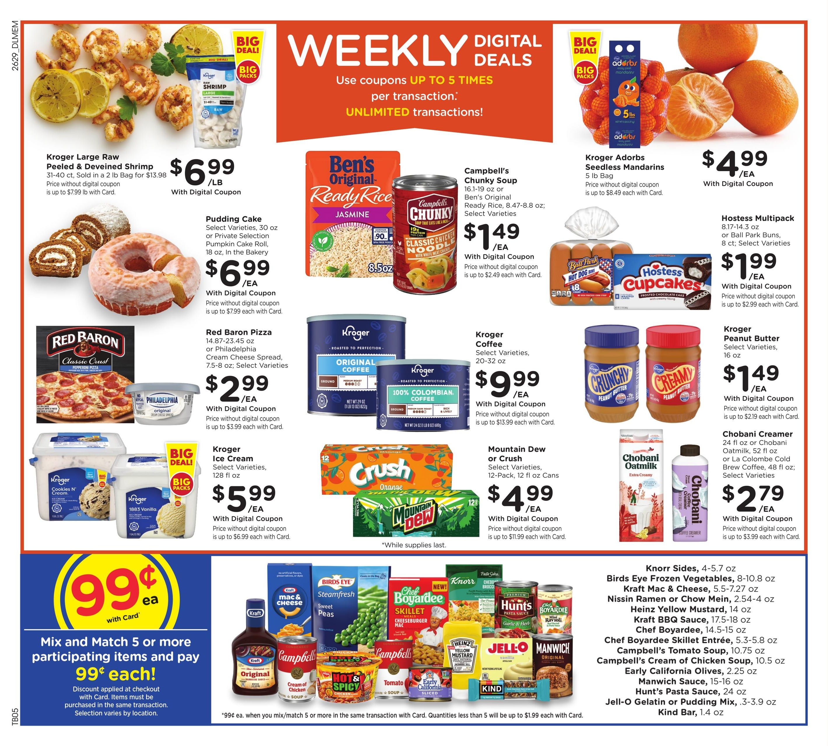 Kroger (Hattiesburg–Quitman Area, MS) Weekly Ad August 19 - 25, 2026