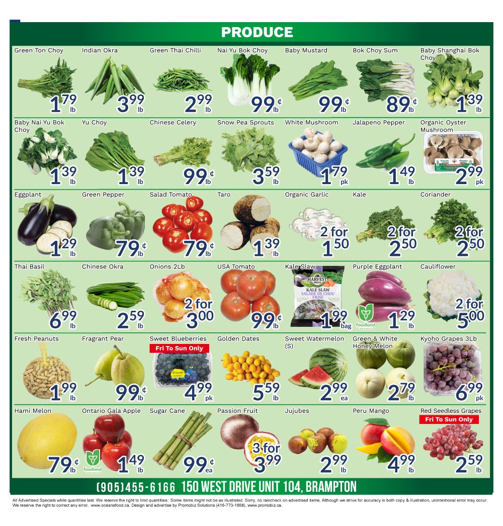 Oceans Fresh Food Market (Brampton) Flyer August 21 to 27