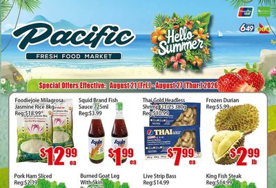 Pacific Fresh Food Market (North York) Flyer August 21 to 27