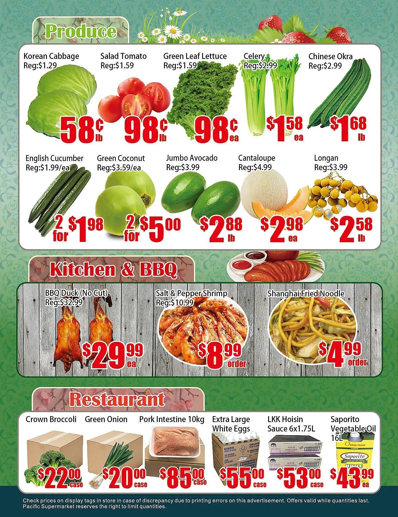Pacific Fresh Food Market (North York) Flyer August 21 to 27