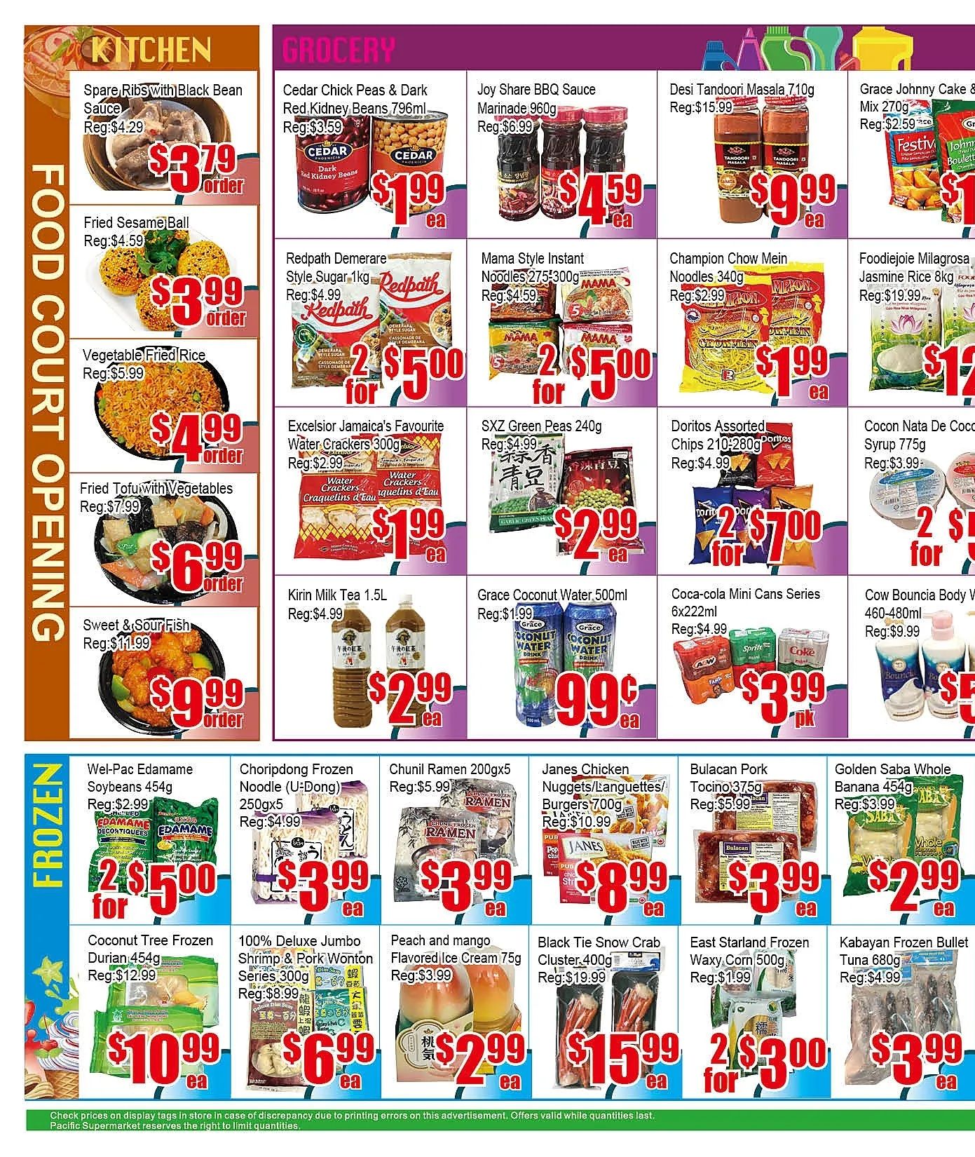 Pacific Fresh Food Market (Pickering) Flyer August 21 to 27
