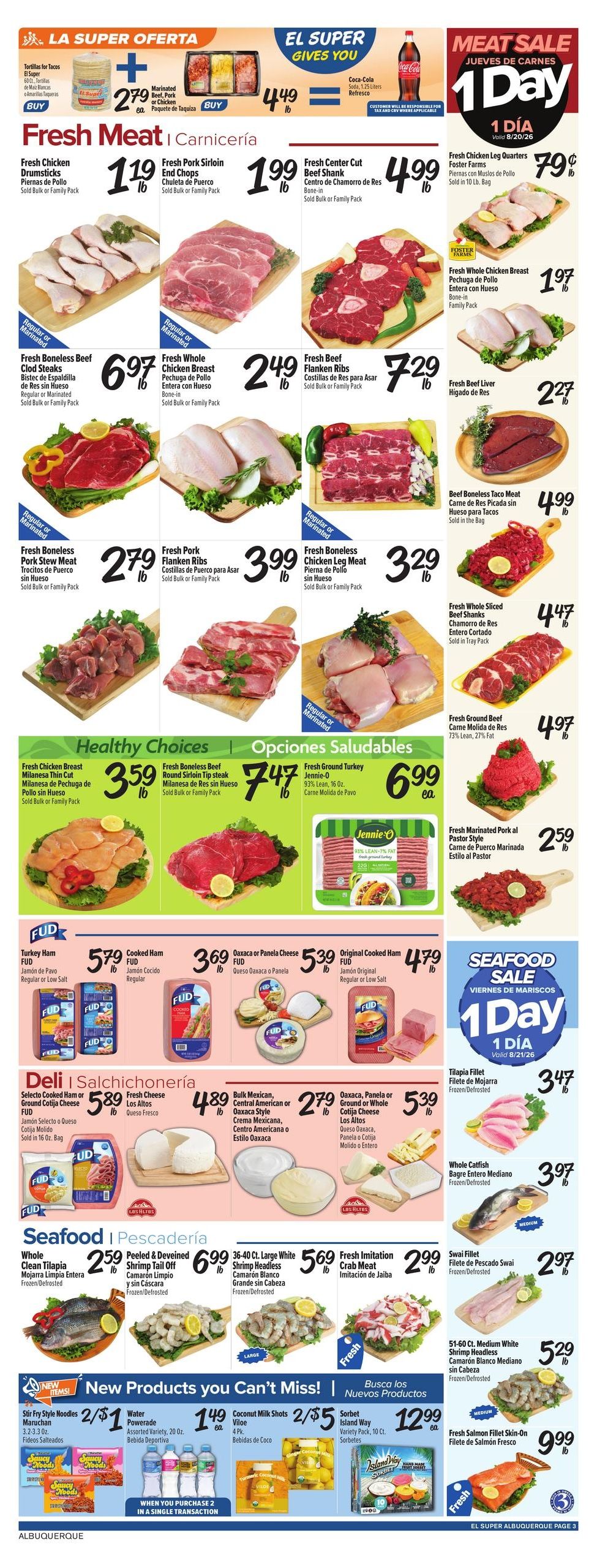 El Super (Rio Rancho–Albuquerque Area, NM) Weekly Ad August 19 - 25, 2026