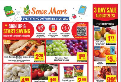 Save Mart (Antioch Area, CA) Weekly Ad August 19 - 25, 2026