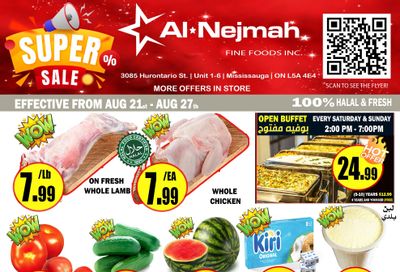 Alnejmah Fine Foods Inc. Flyer August 21 to 27