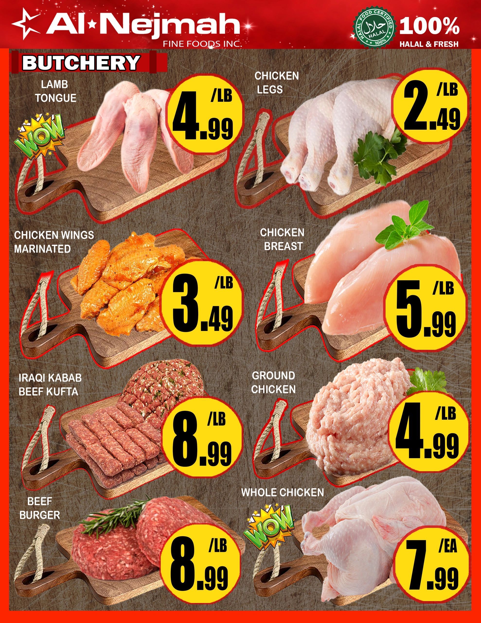 Alnejmah Fine Foods Inc. Flyer August 21 to 27