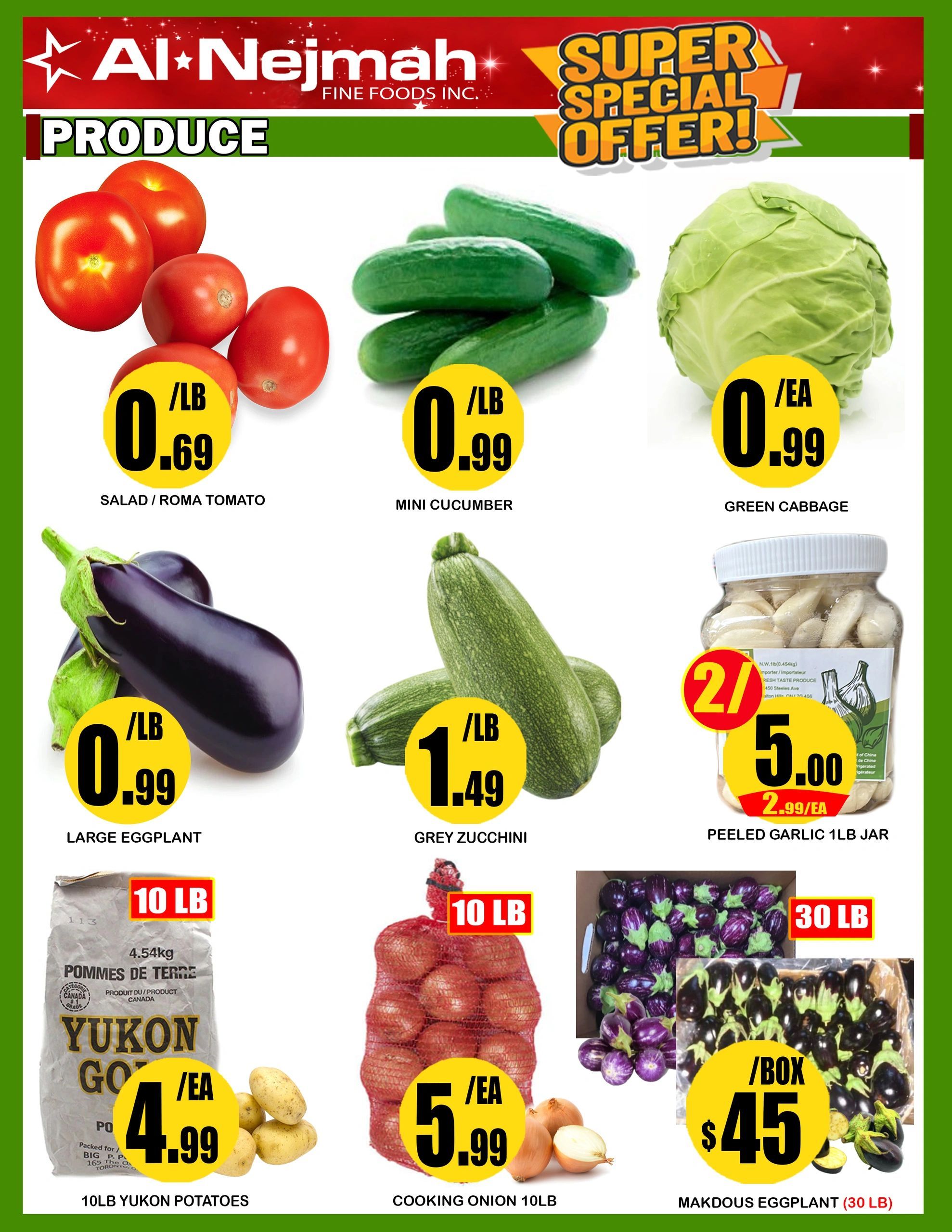 Alnejmah Fine Foods Inc. Flyer August 21 to 27