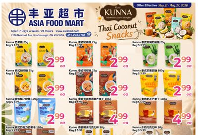 Asia Food Mart Flyer August 21 to 27