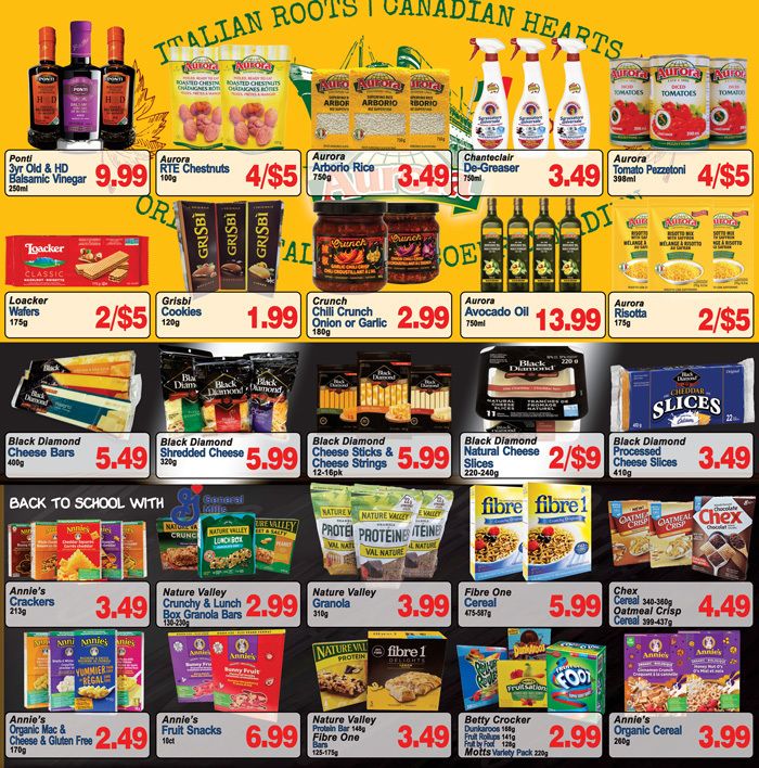 Greco's Fresh Market Flyer August 21 to September 3