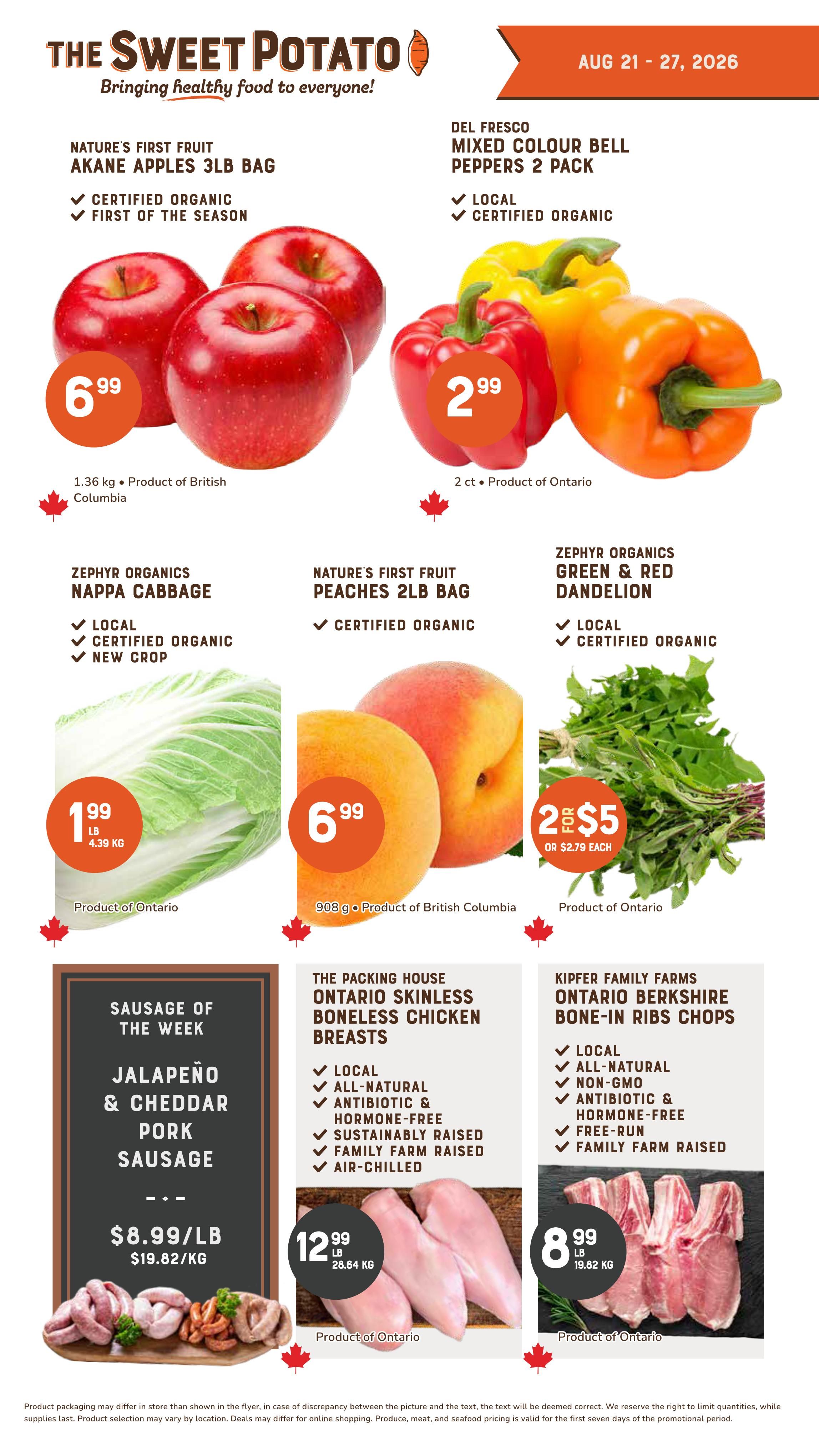 The Sweet Potato Flyer August 21 to 27