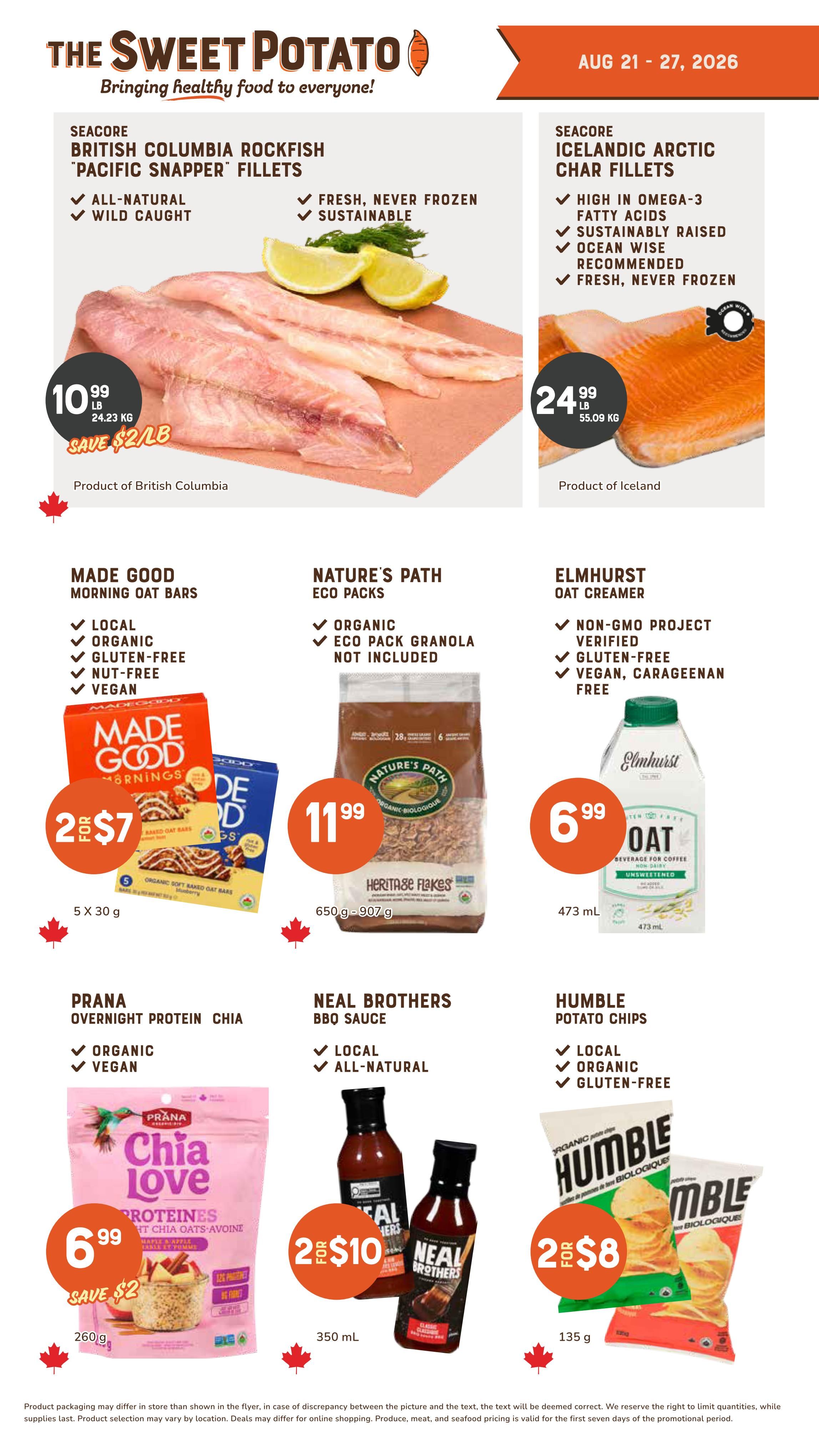 The Sweet Potato Flyer August 21 to 27