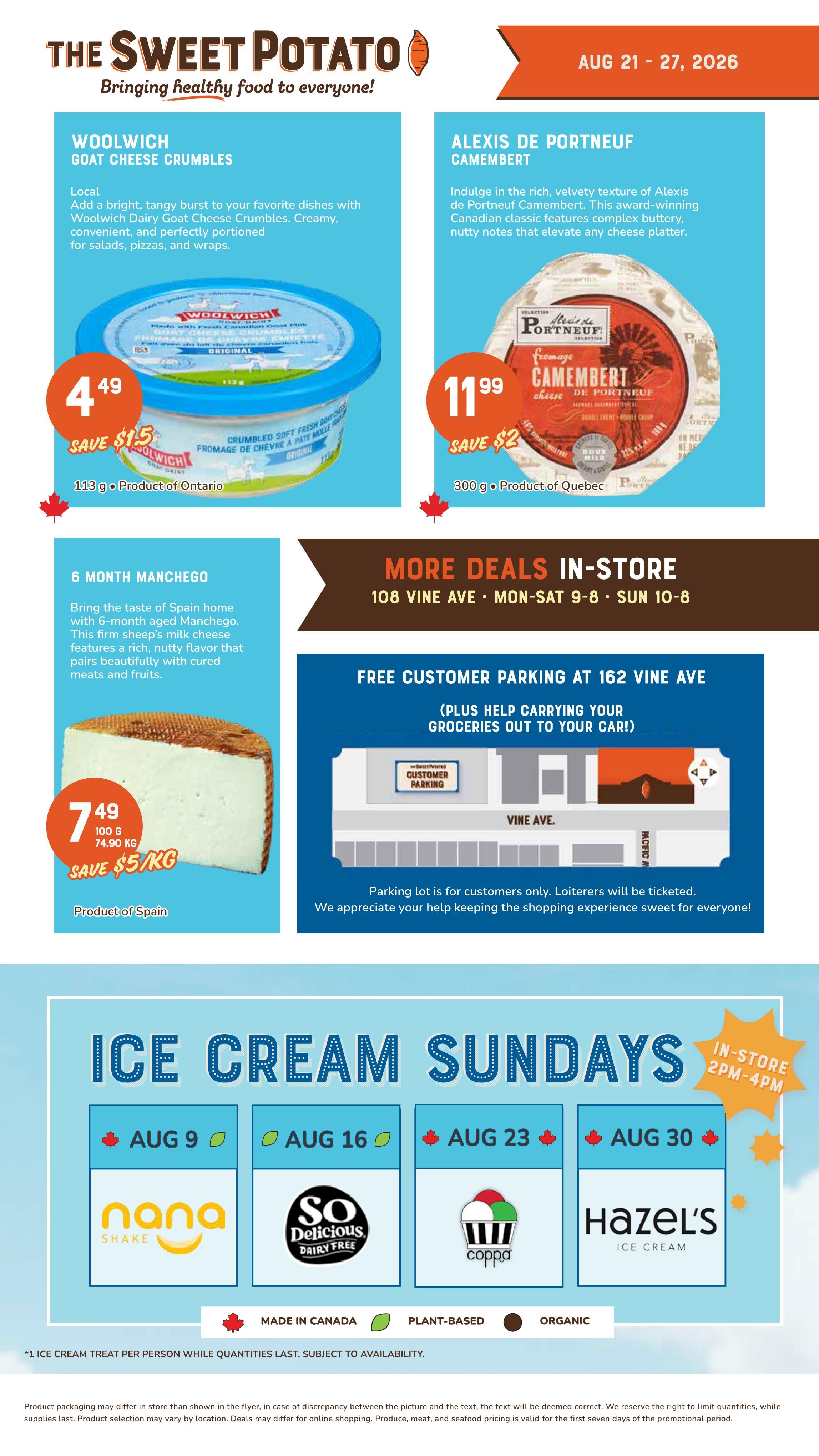 The Sweet Potato Flyer August 21 to 27